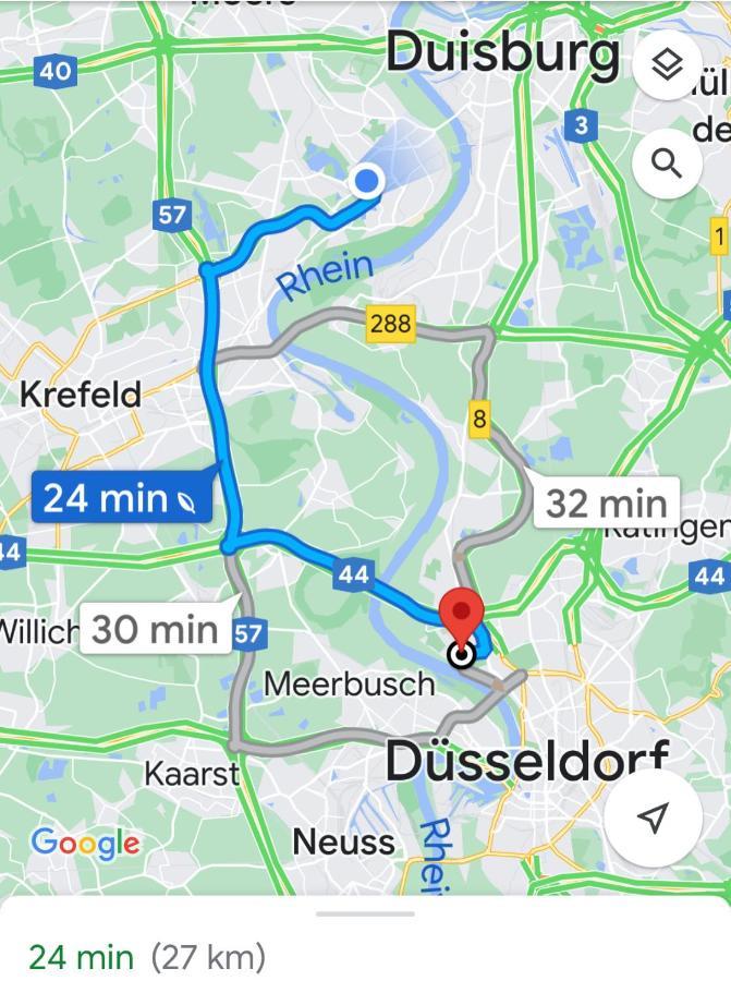 2 Rooms, Free Parking, 25 Min To Duesseldorf, 150 Mbps Wlan Duisburg Exteriér fotografie